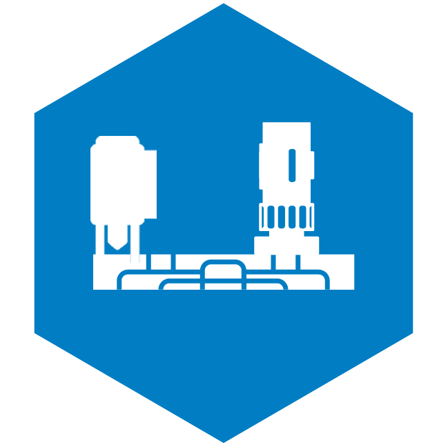 control fluidics with a subsystem