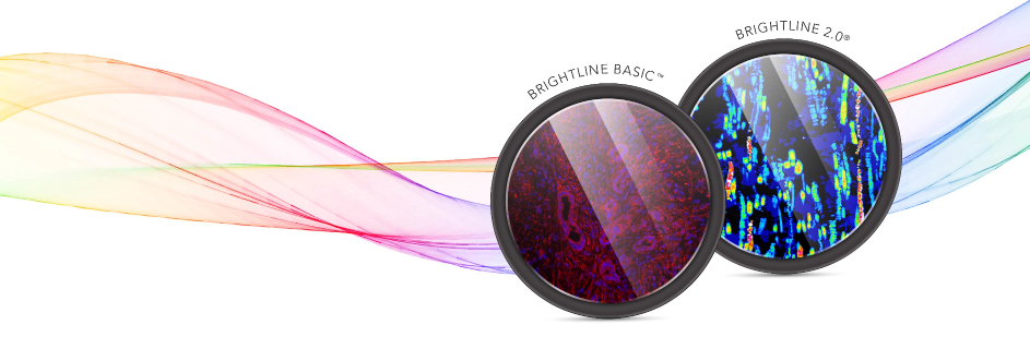 imaging-workflow-BrightLine-Set-Banner Comparison overview of Semrock BrightLine® 2.0 and BrightLine Basic™ filter set families for fluorescence imaging.